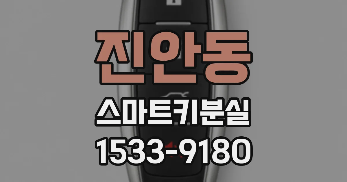 진안동 스마트키분실