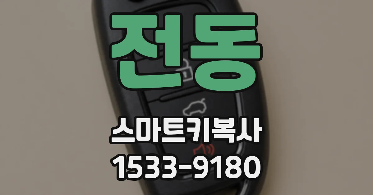 전동 스마트키복사