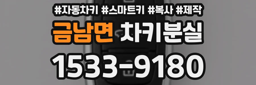 금남면 차키분실