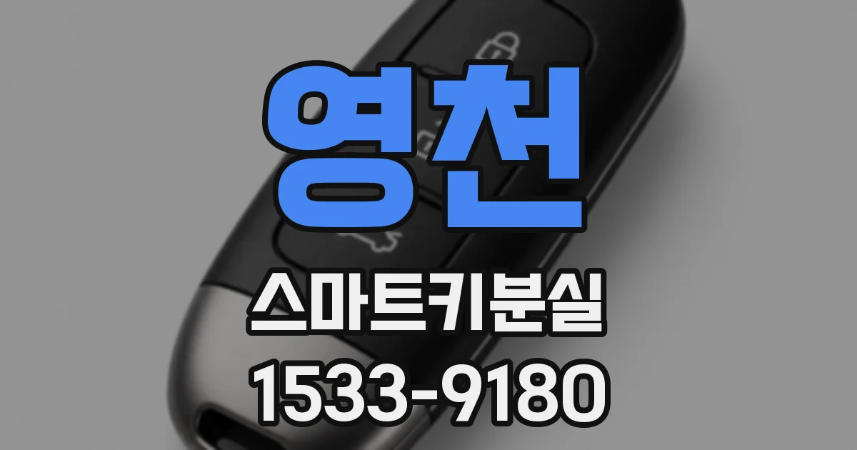 영천 스마트키분실