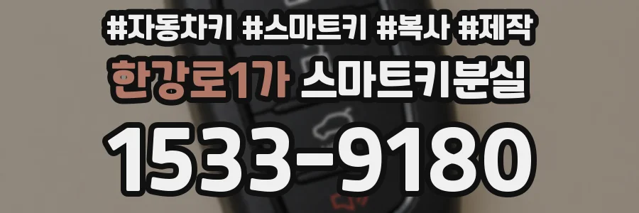 한강로1가 스마트키분실