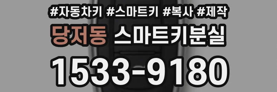 당저동 스마트키분실