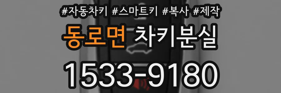 동로면 차키분실