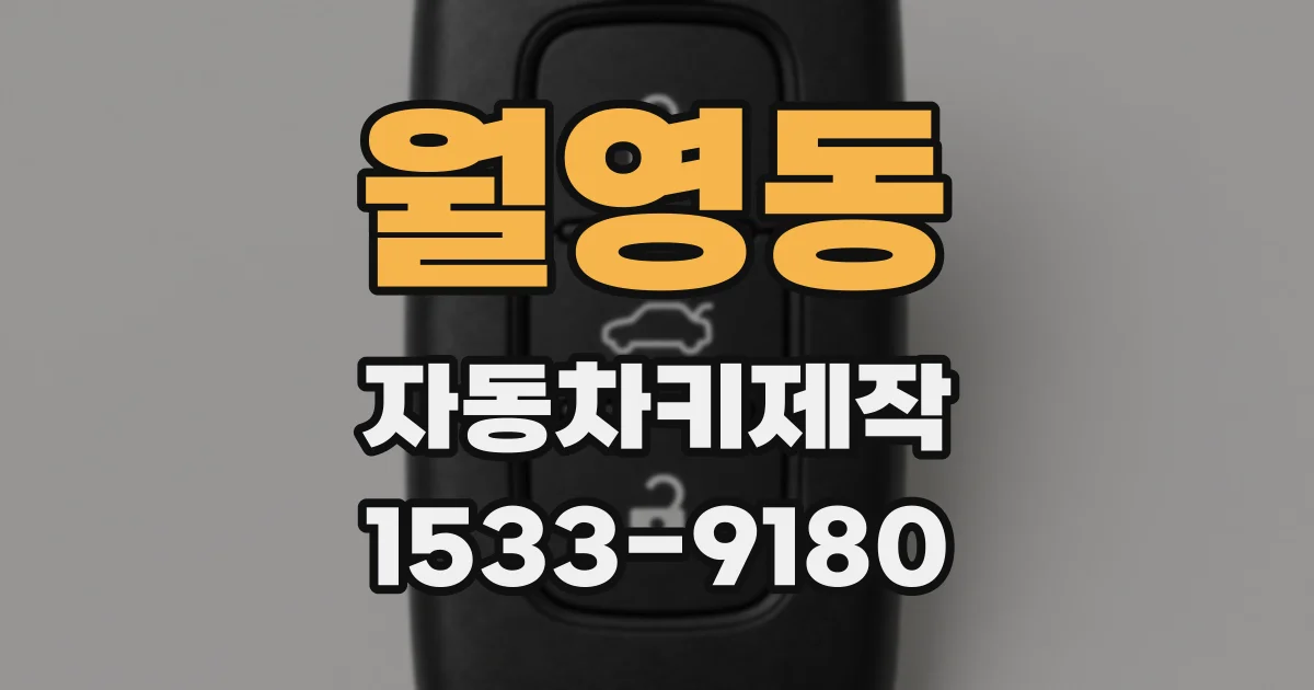 월영동 자동차키제작