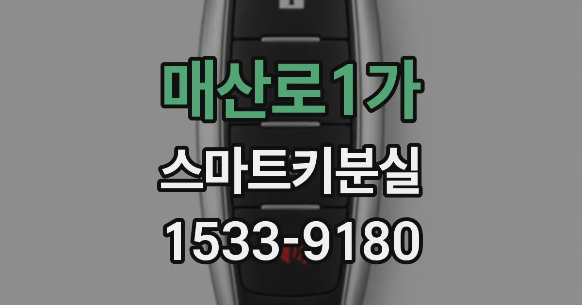 매산로1가 스마트키분실