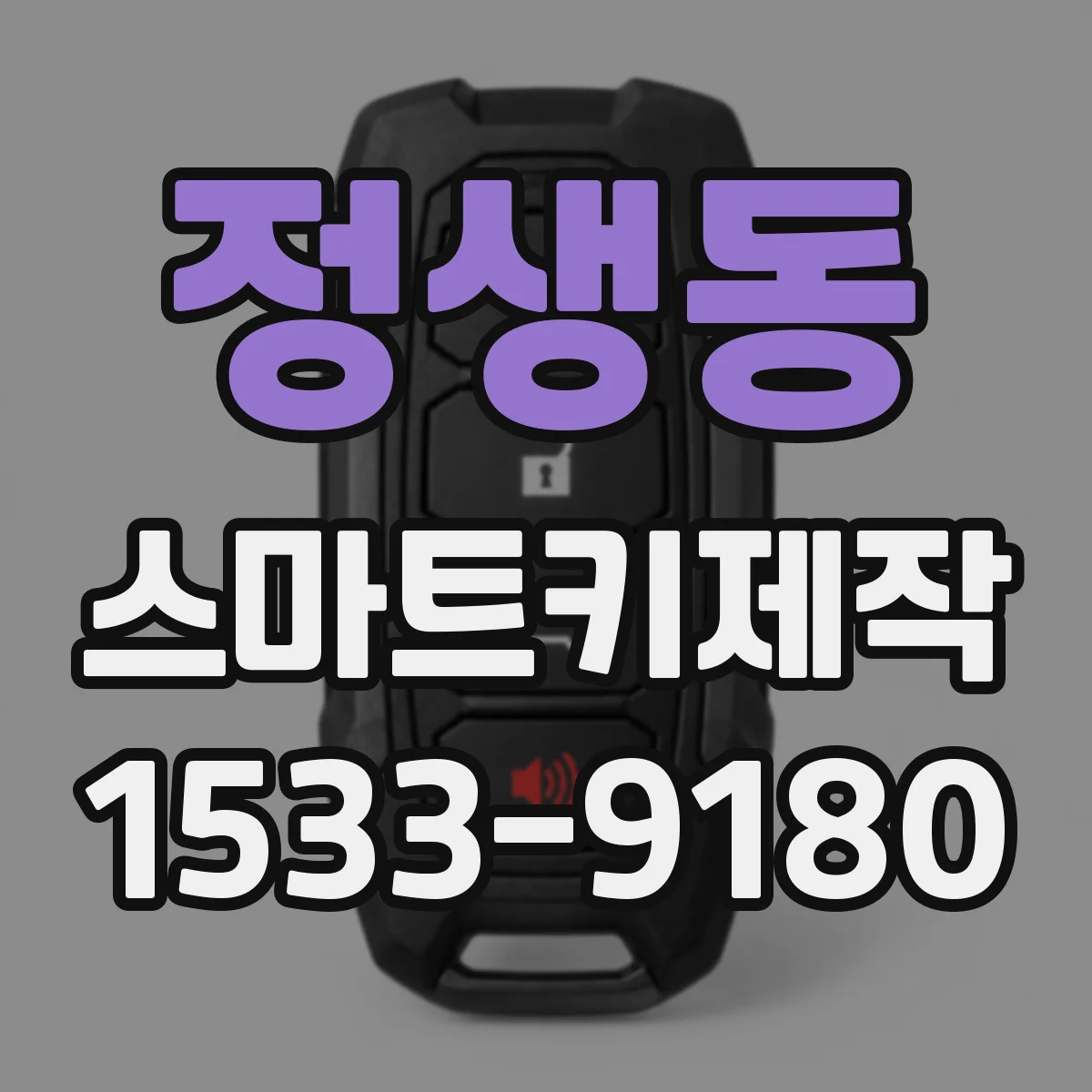 정생동 스마트키제작