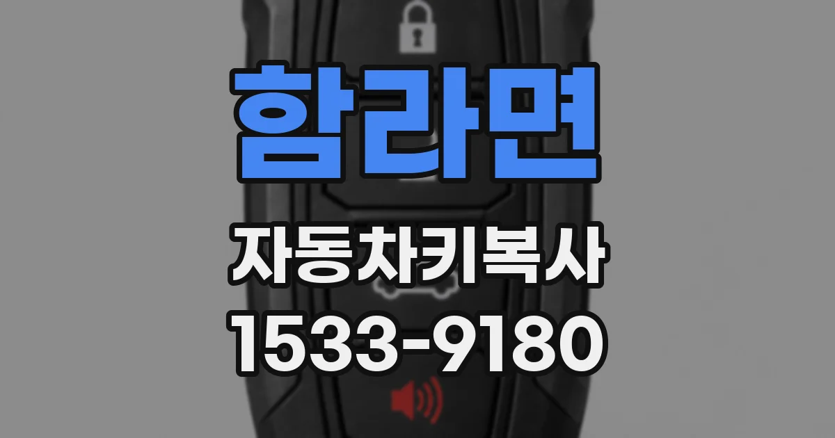 함라면 자동차키복사