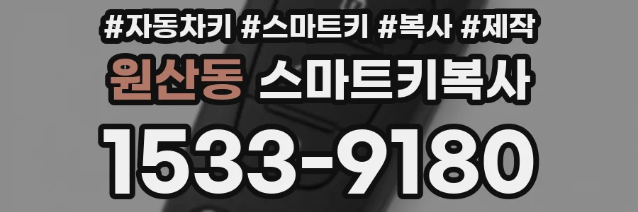 원산동 스마트키복사
