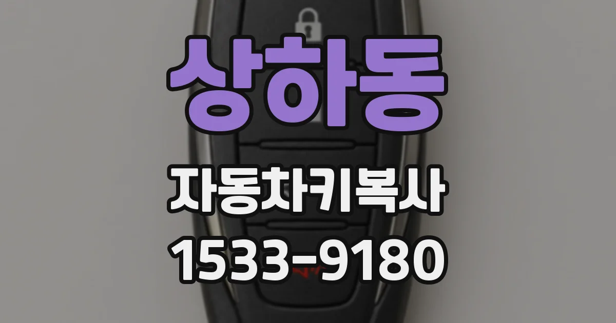 상하동 자동차키복사