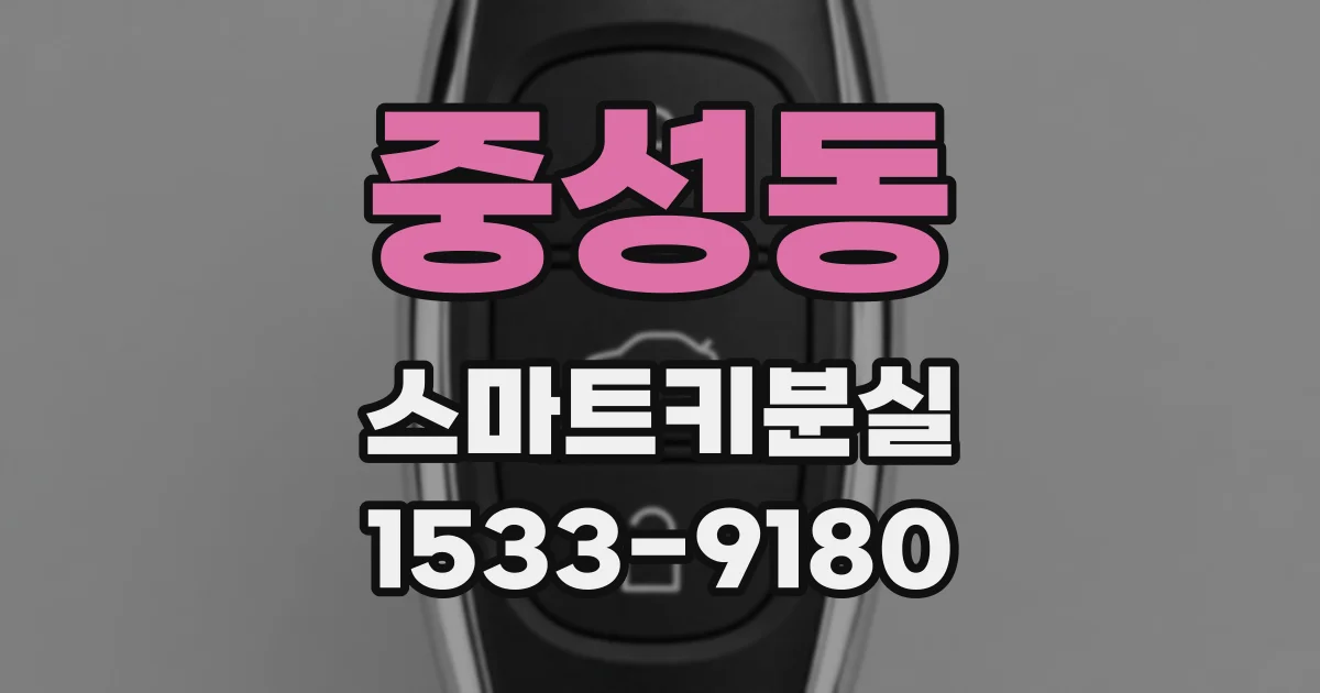 중성동 스마트키분실