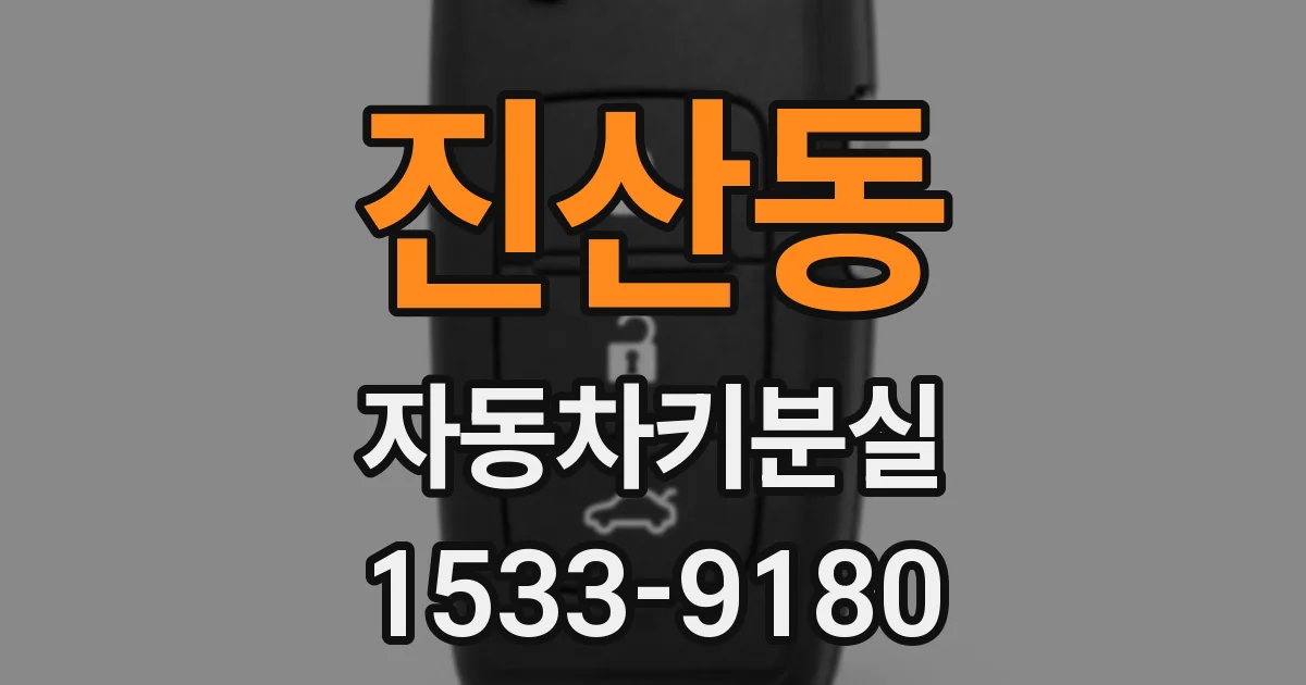 진산동 자동차키분실