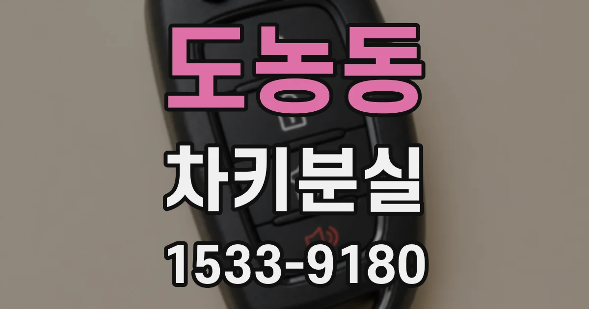 도농동 차키분실