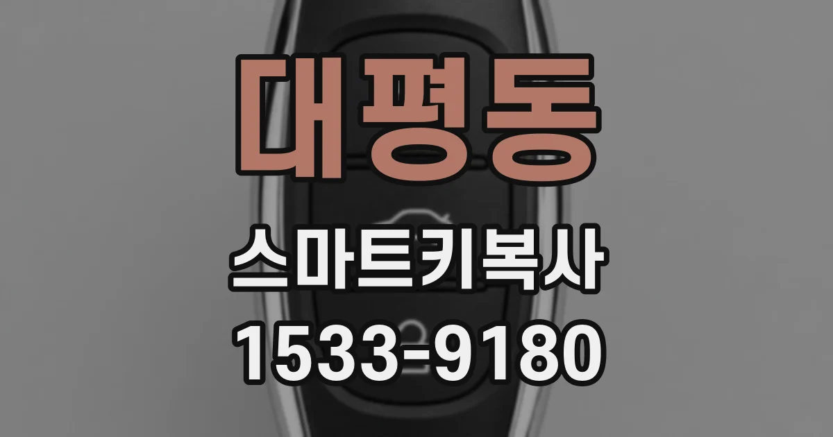 대평동 스마트키복사