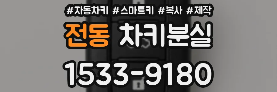 전동 차키분실