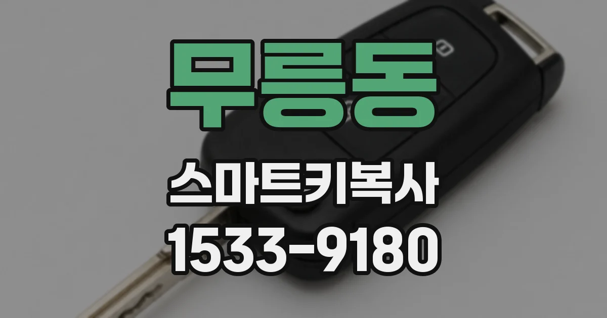 무릉동 스마트키복사