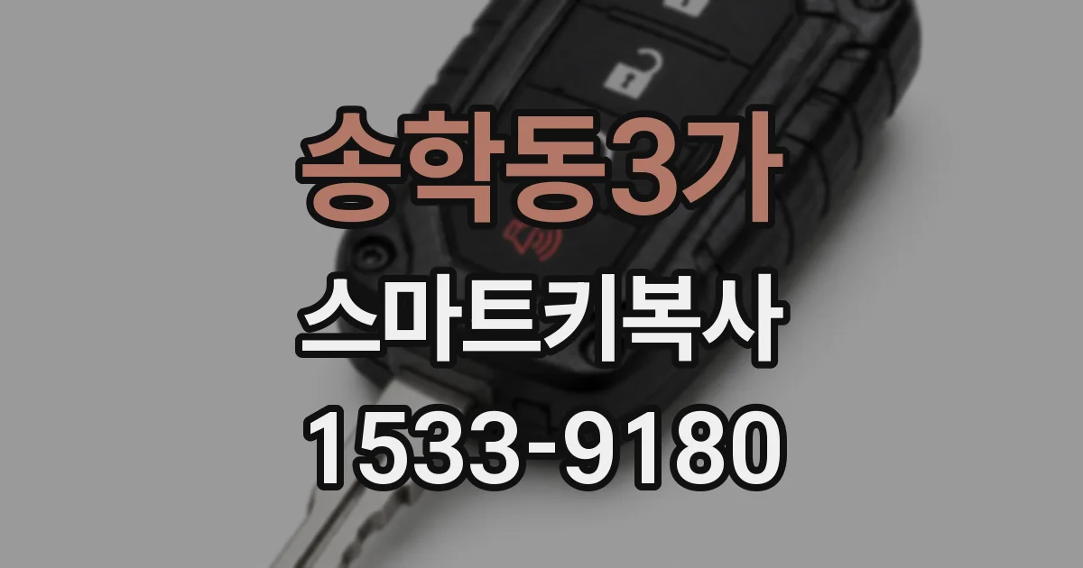 송학동3가 스마트키복사