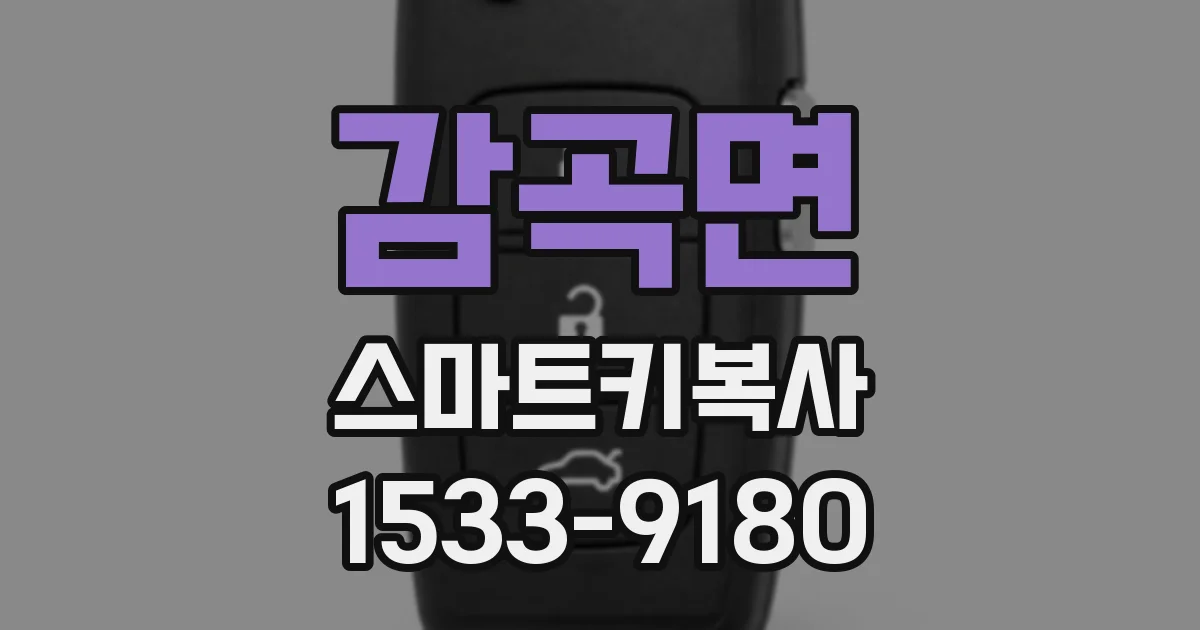 감곡면 스마트키복사