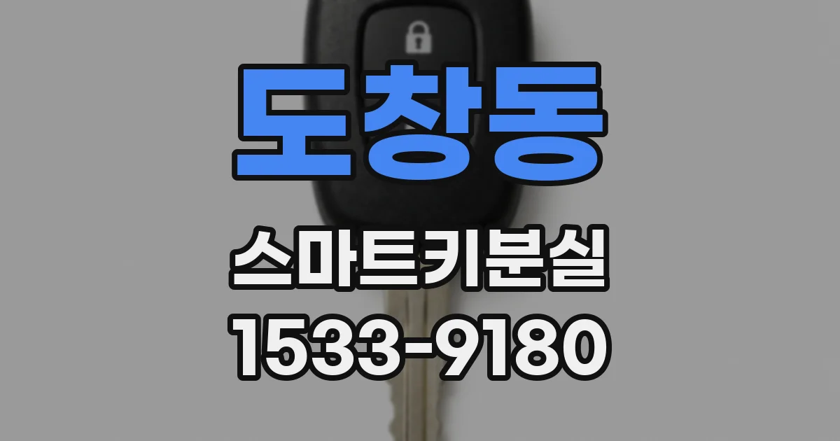 도창동 스마트키분실