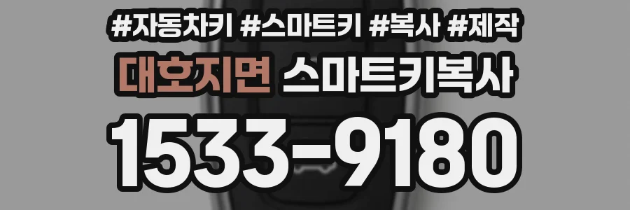 대호지면 스마트키복사