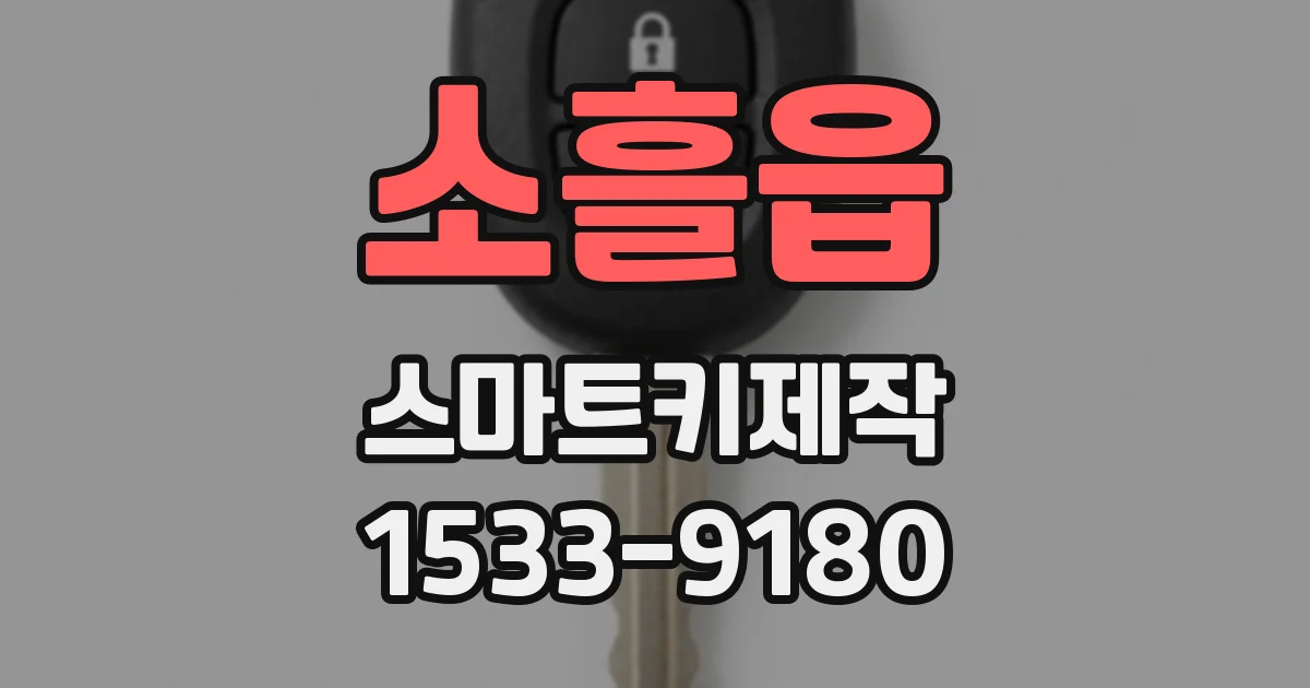 소흘읍 스마트키제작