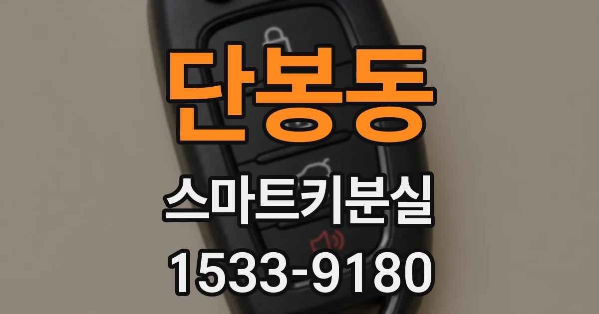 단봉동 스마트키분실
