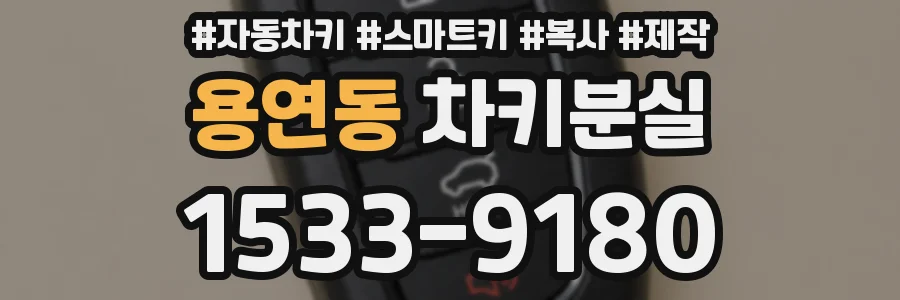 용연동 차키분실