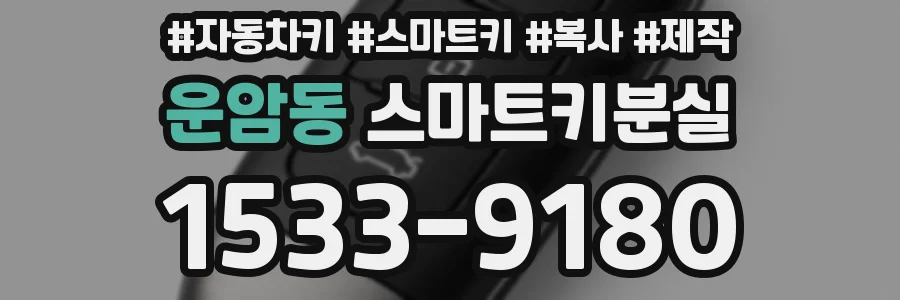 운암동 스마트키분실