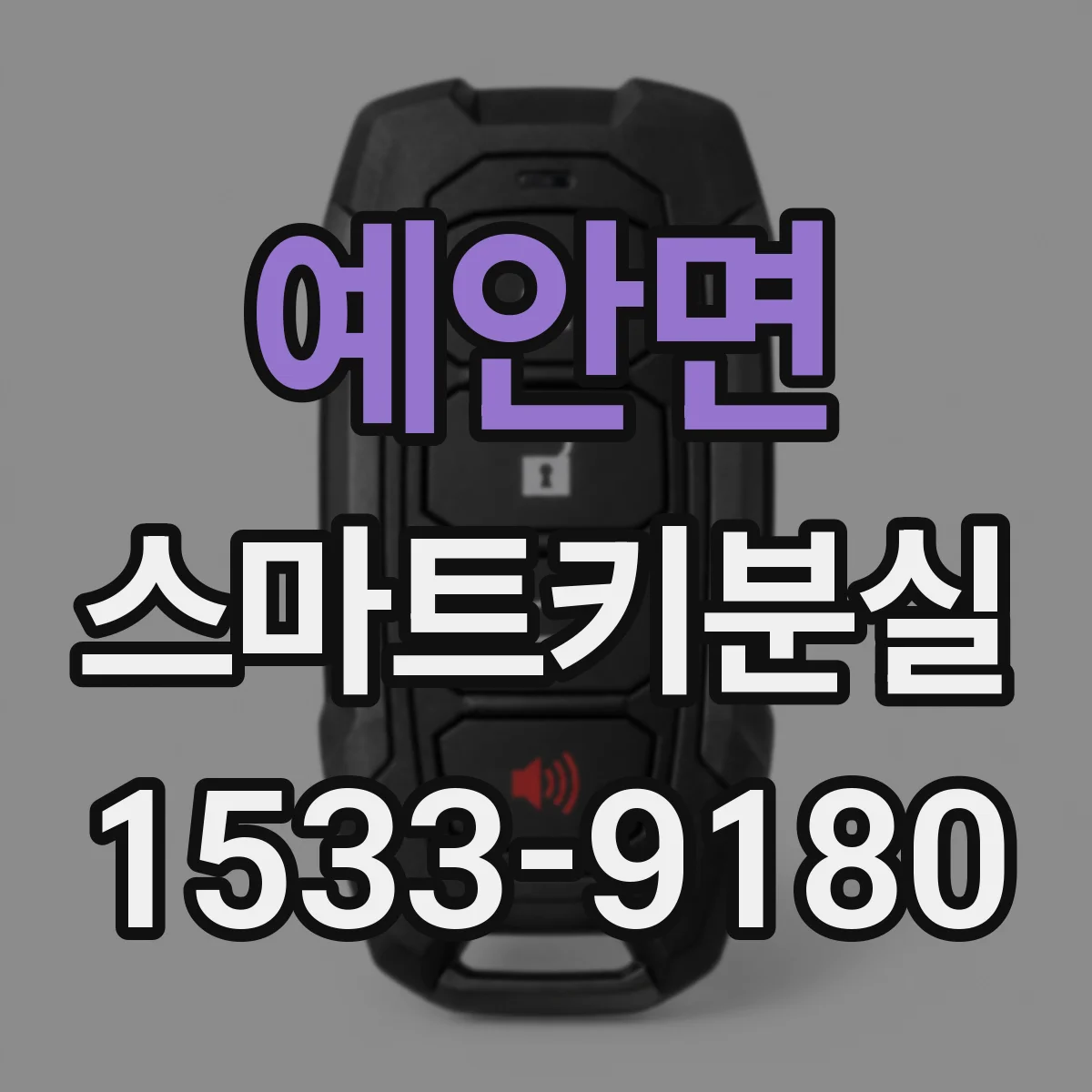 예안면 스마트키분실