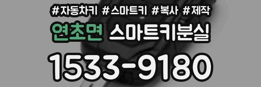 연초면 스마트키분실