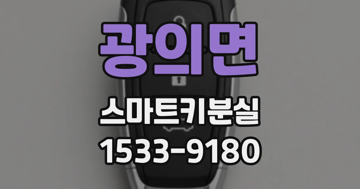 광의면 스마트키분실