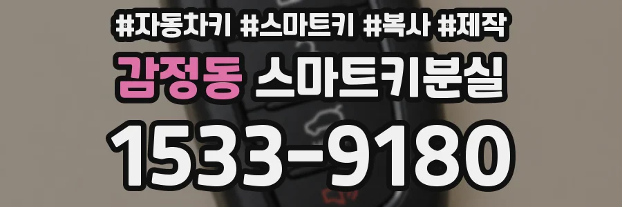 감정동 스마트키분실