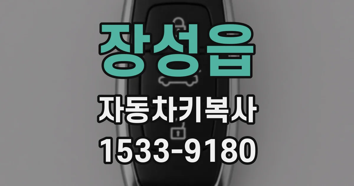 장성읍 자동차키복사
