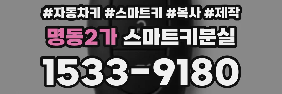 명동2가 스마트키분실