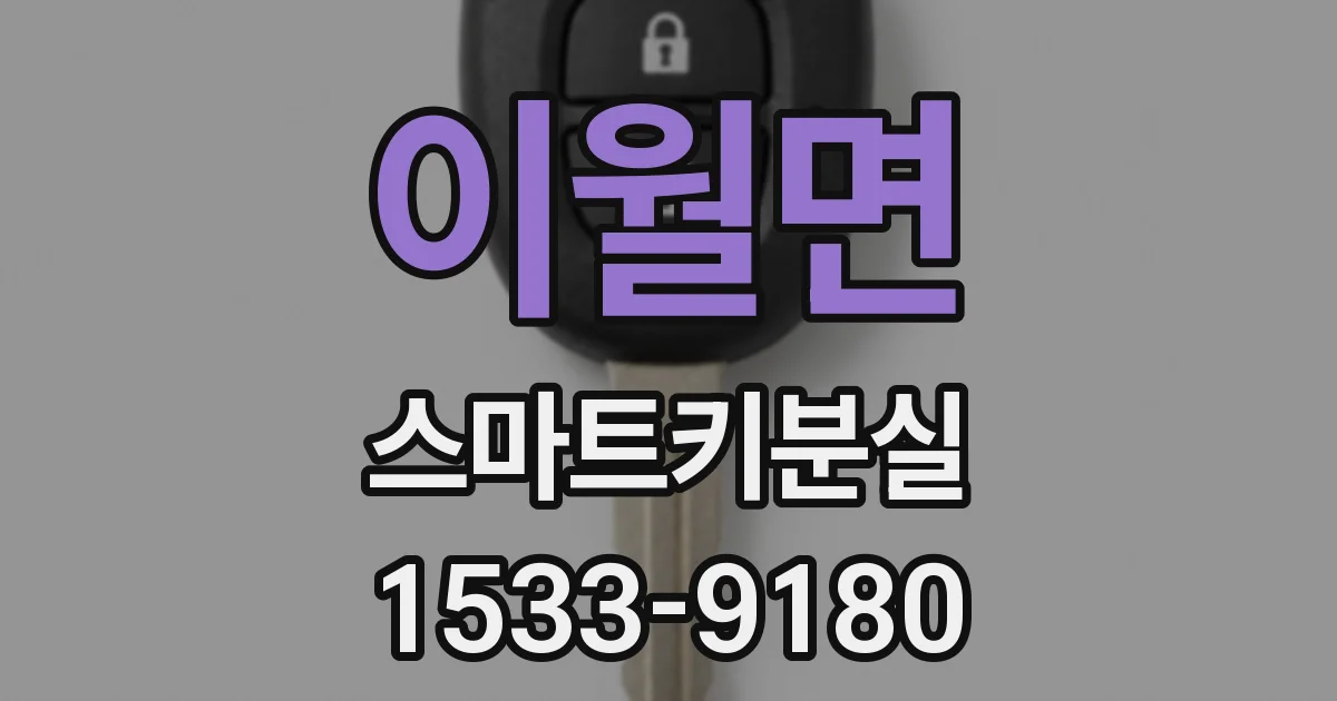 이월면 스마트키분실