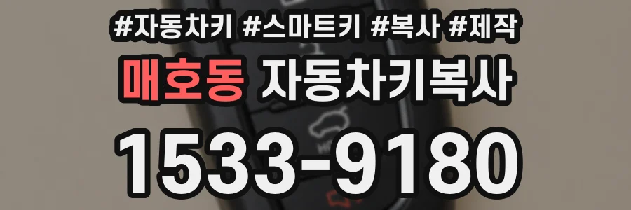 매호동 자동차키복사