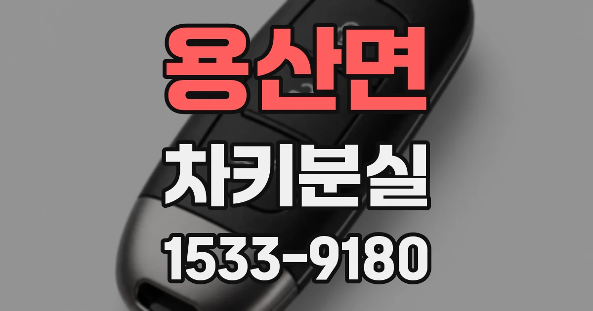 용산면 차키분실