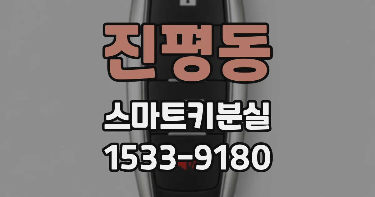 진평동 스마트키분실