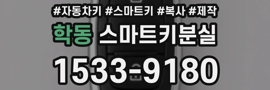 학동 스마트키분실