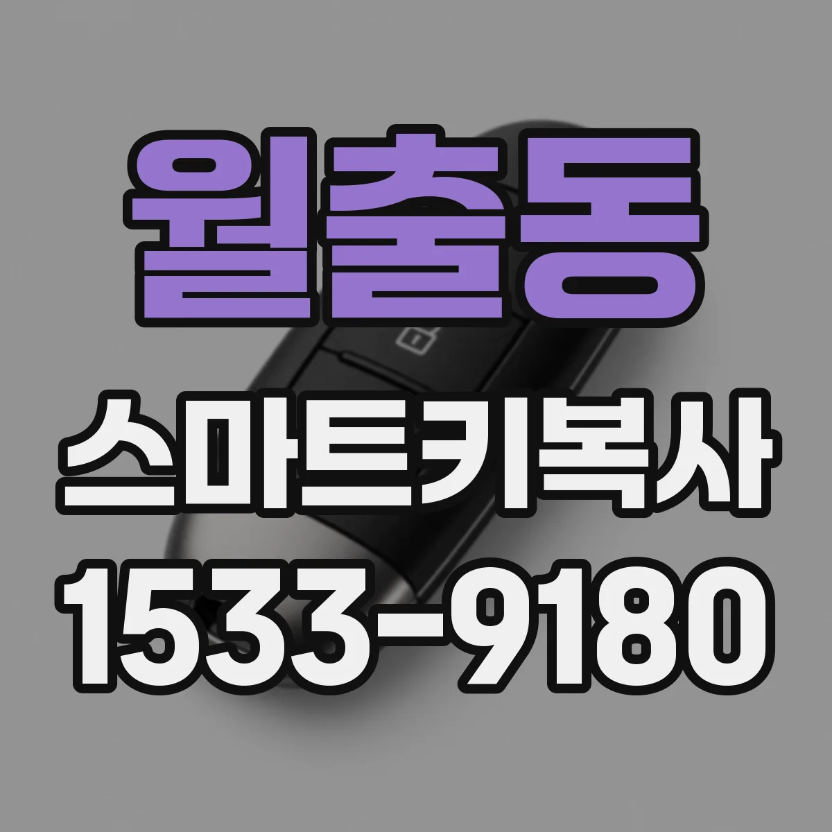 월출동 스마트키복사