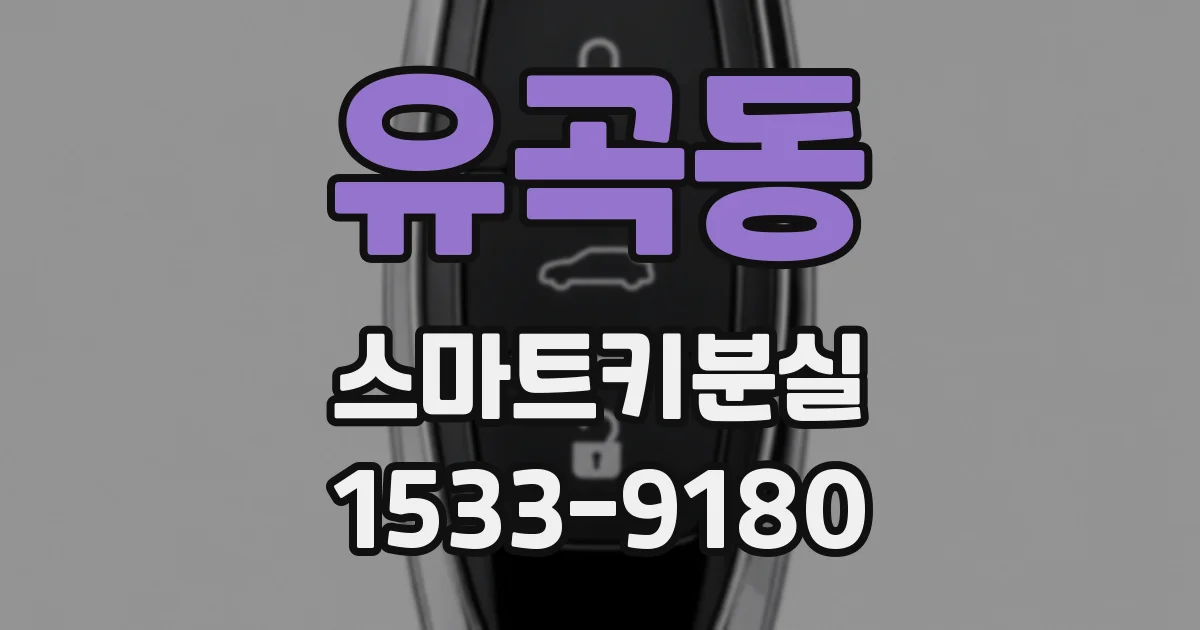 유곡동 스마트키분실