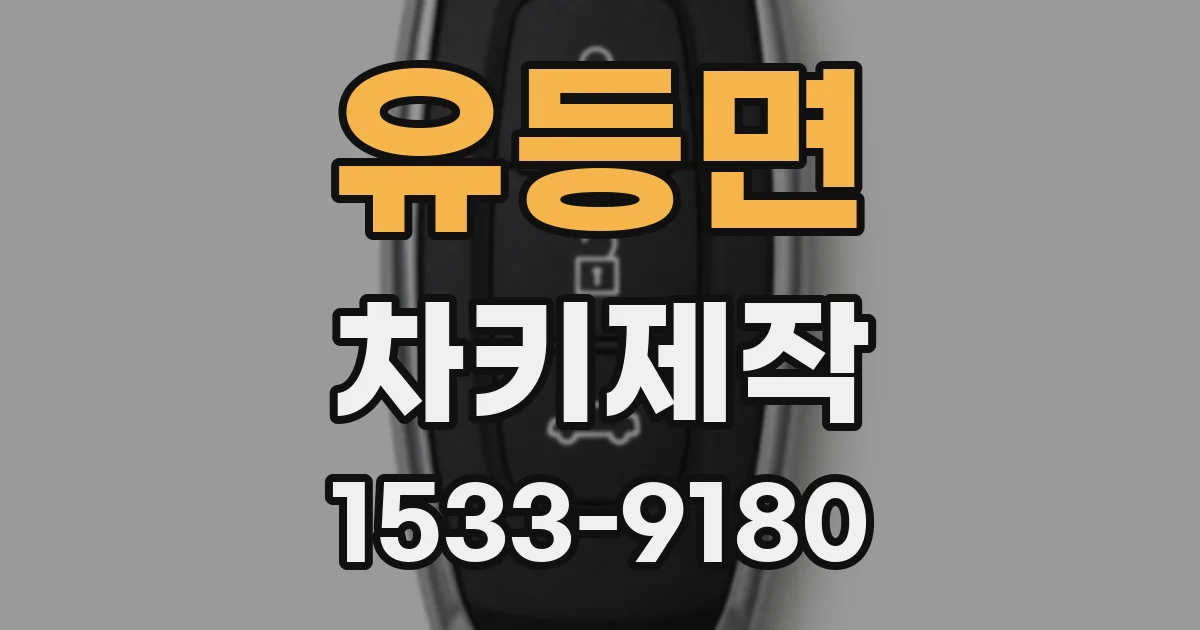 유등면 차키제작