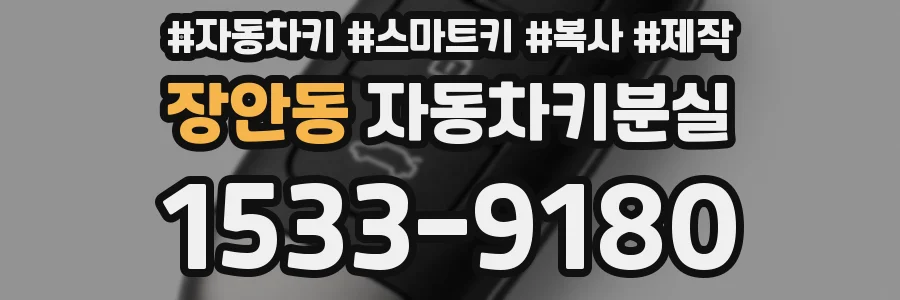장안동 자동차키분실