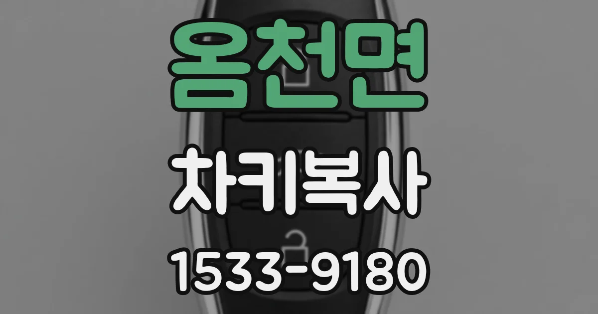 옴천면 차키복사