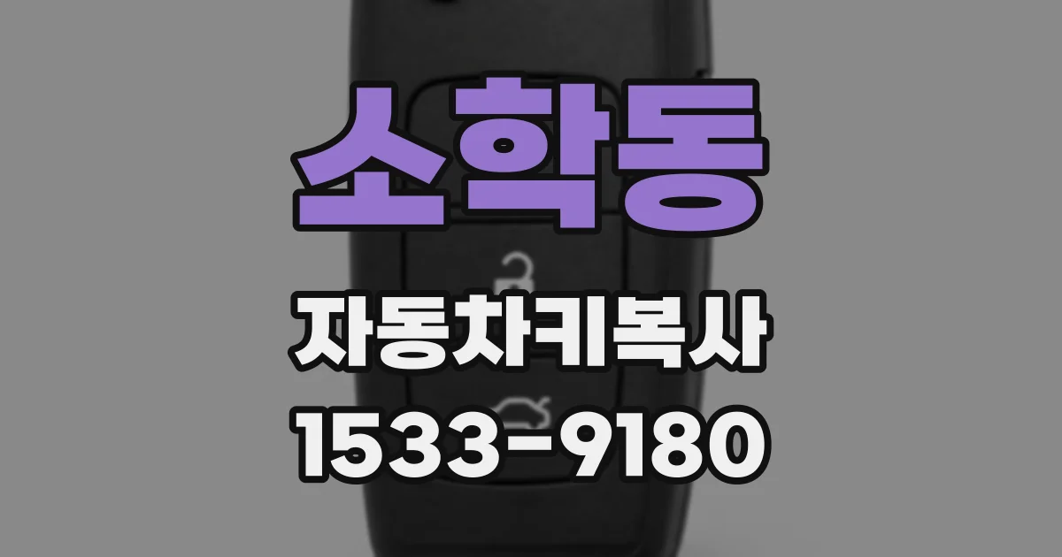 소학동 자동차키복사