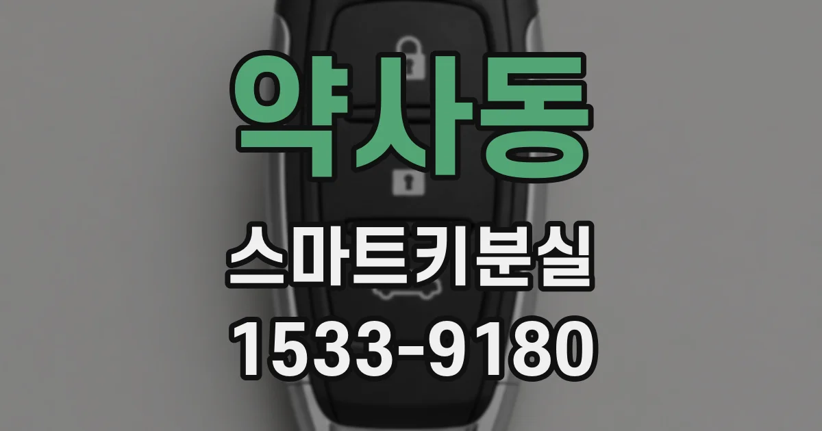 약사동 스마트키분실
