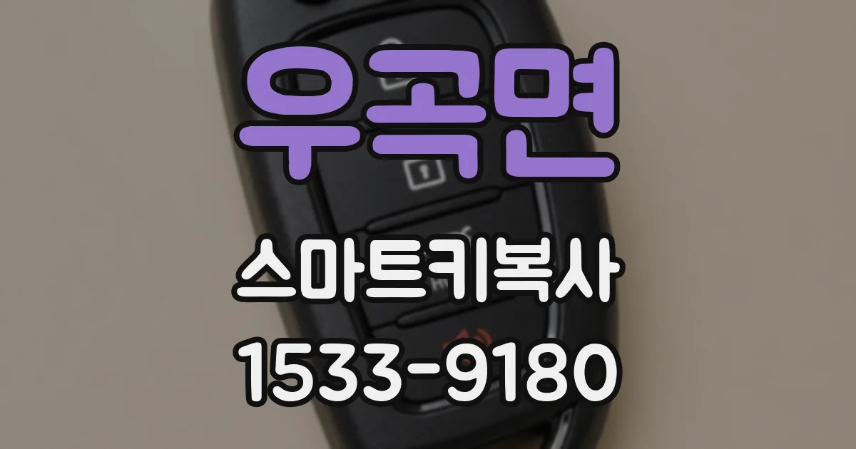 우곡면 스마트키복사