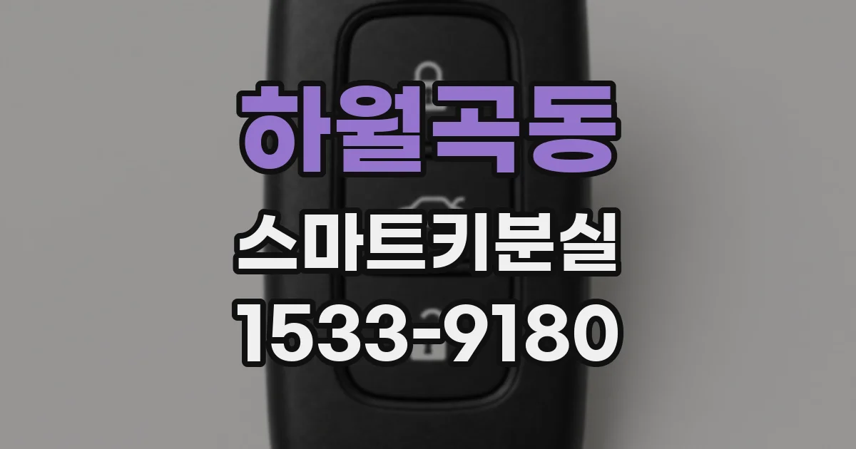 하월곡동 스마트키분실