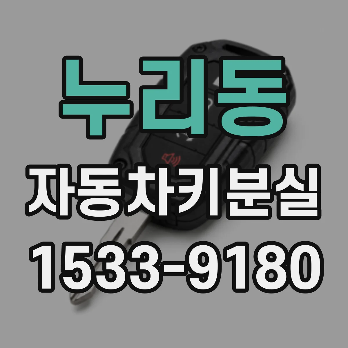 누리동 자동차키분실