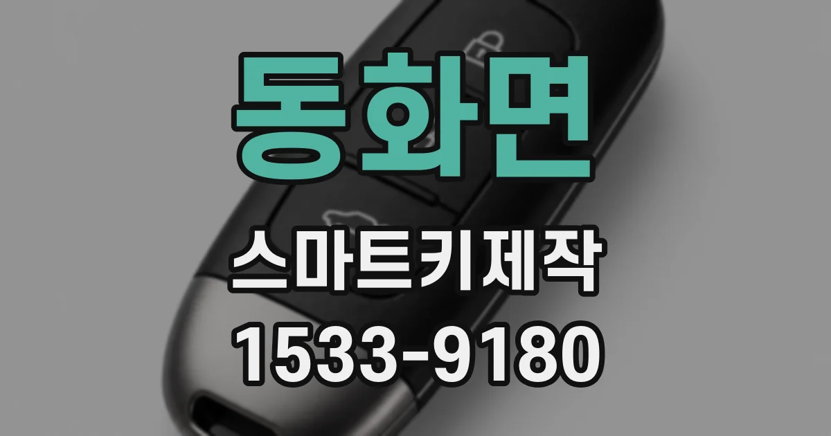 동화면 스마트키제작