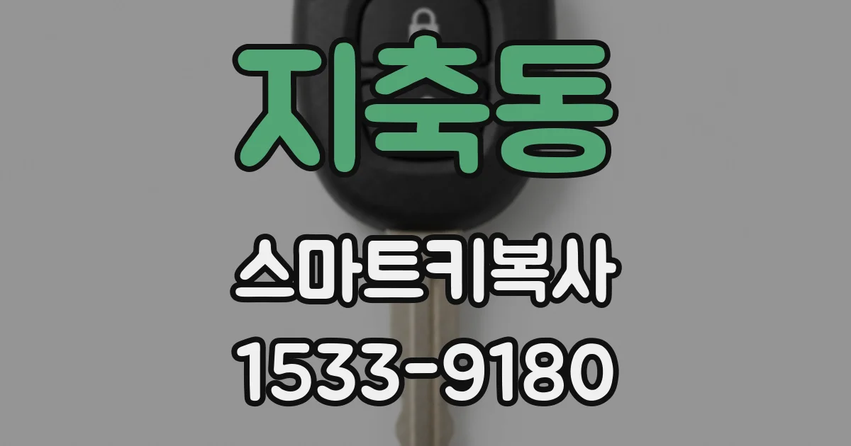 지축동 스마트키복사